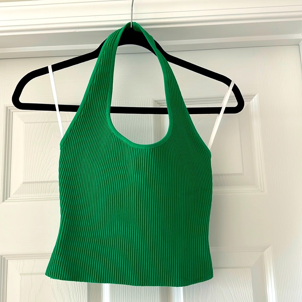 Babaton Green halter top